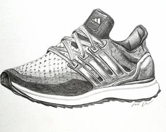 340x270 Heels High Heels Fashion Fashion Illustration Chunky Etsy - Shoe Art Drawing