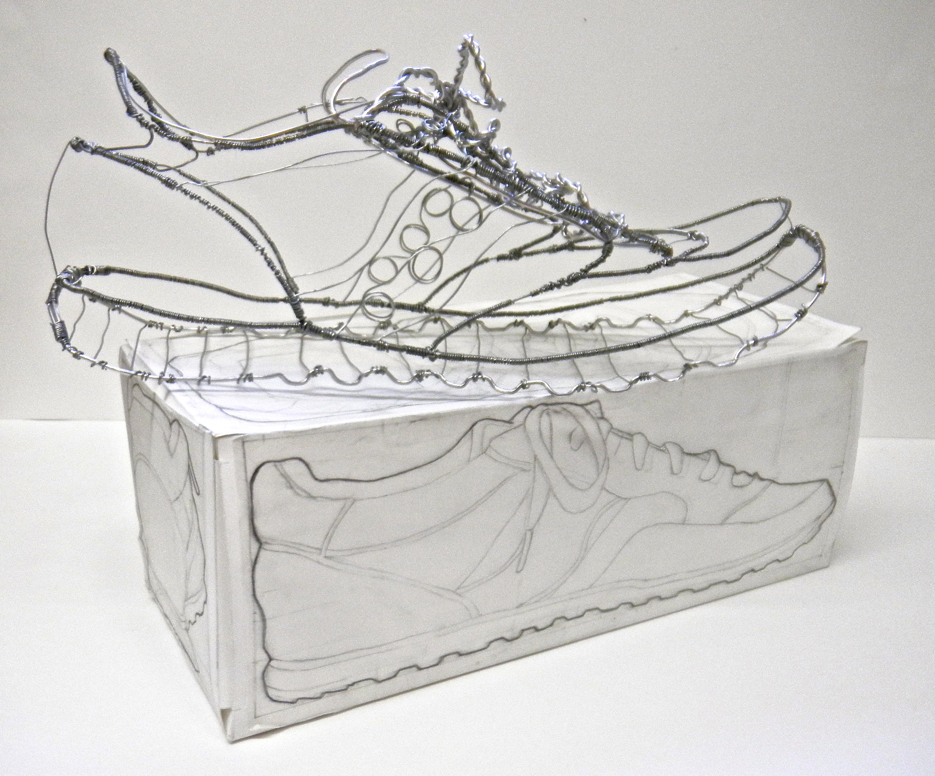 3007x2496 Uncategorized Andrea Cohen Personal Work And Student Work - Shoe Box Drawing