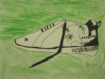 400x300 shoe drawings teachkidsart - Shoe Drawing