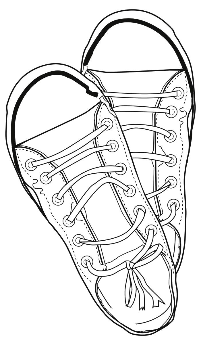 Shoe Drawing For Kids at PaintingValley.com | Explore collection of ...