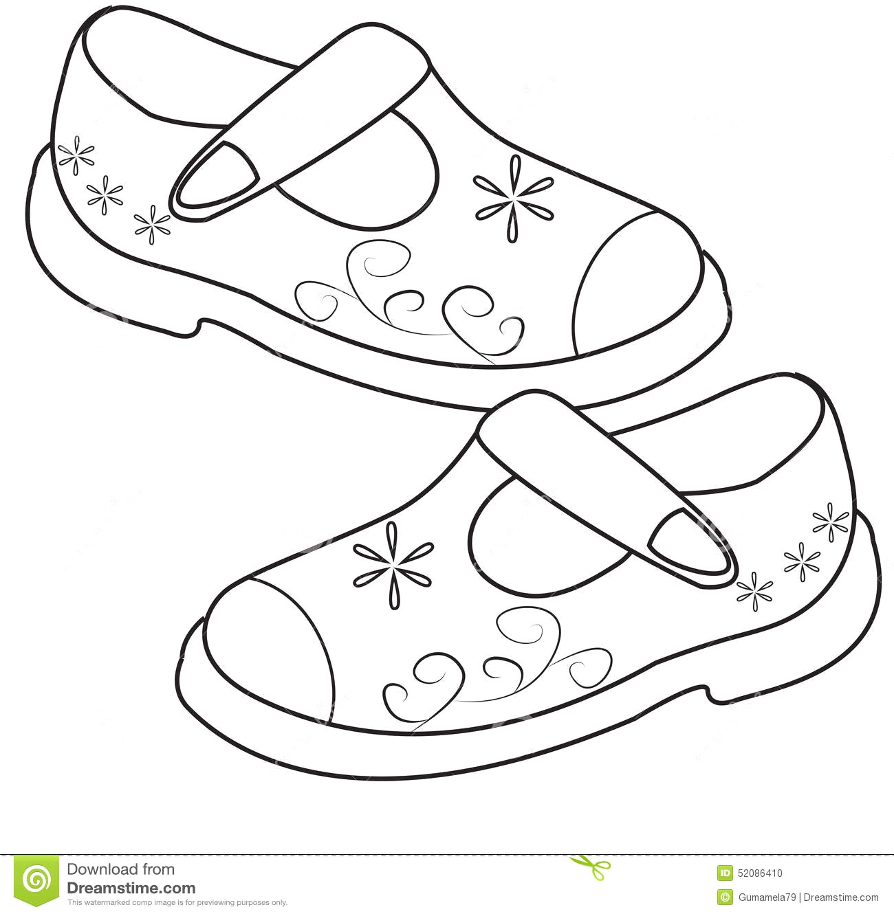 Shoe Drawing For Kids at PaintingValley.com | Explore collection of ...