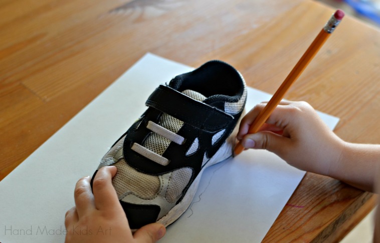 758x485 Shoe Fish A Creative Drawing Idea For Kids - Shoe Drawing For Kids