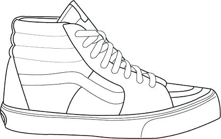 450x283 Jordan Shoe Outline Image Result For Hi Drawing A R T Drawings Ch - Shoe Drawing Jordans