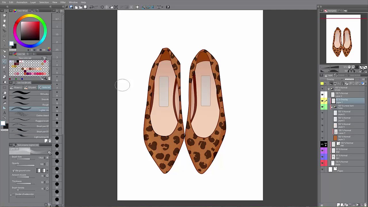 1280x720 Drawing Flat Shoes On Fashion Template - Shoe Drawing Template