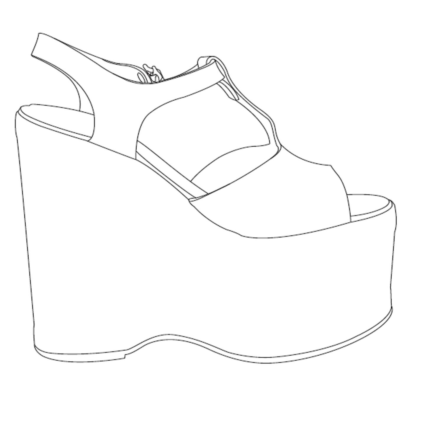 1440x1440 Shoe Template Images About Ltbgtshoesltgt Spec Drawings - Shoe Drawing Template