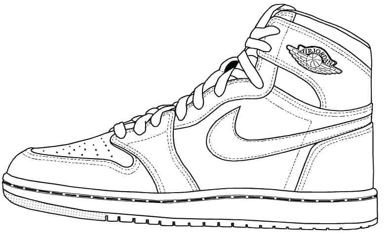 Shoe Drawing Template at Explore collection of
