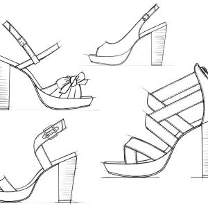 300x300 Beautiful Coloring Pages Shoes Fresh Best S Nike Shoe Design - Shoe Drawing Template