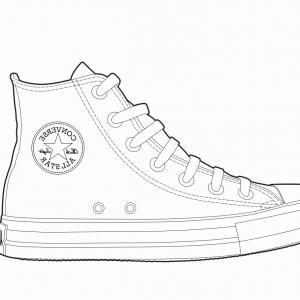 Shoe Drawing Template at PaintingValley.com | Explore collection of ...