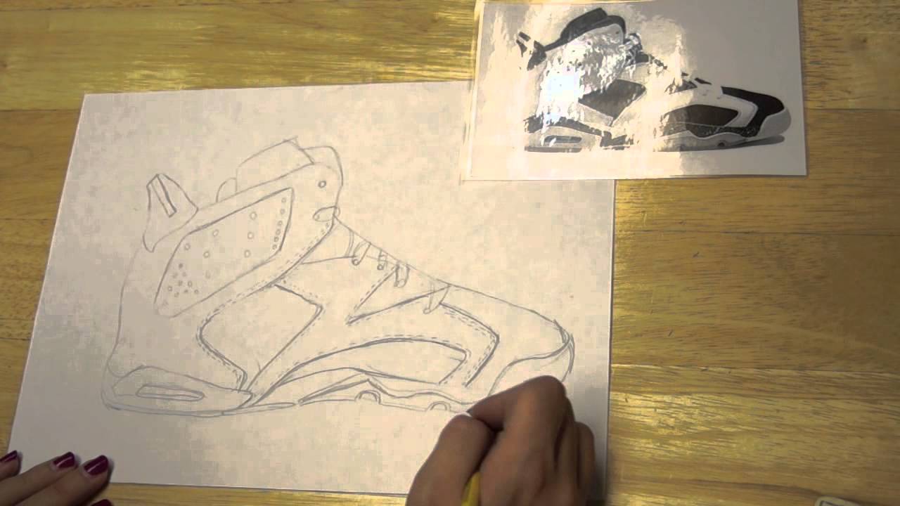 1280x720 Contour Line Drawing Of A Shoe - Shoe Line Drawing