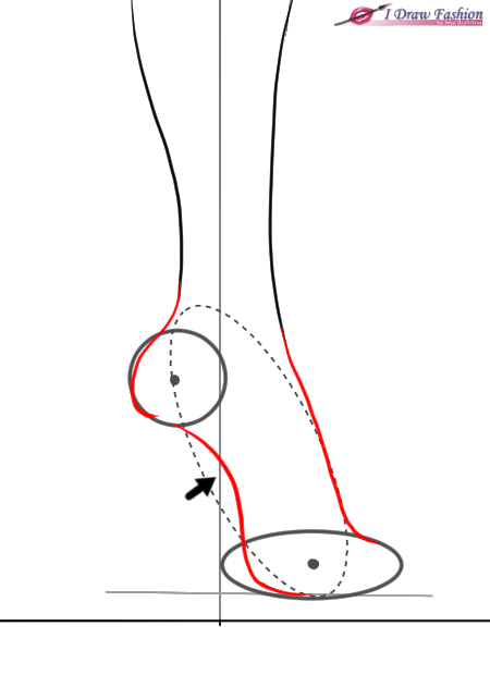 450x620 how to draw wedges shoes i draw fashion - Shoe Outline Drawing