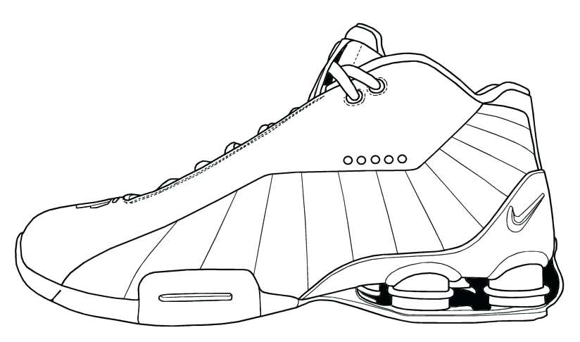 Shoe Outline Drawing At Paintingvalley.com 