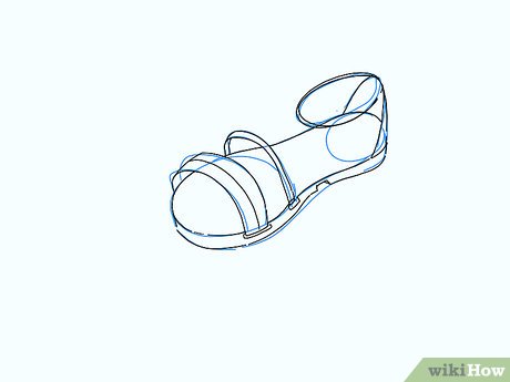 460x345 Ways To Draw Shoes - Shoe Outline Drawing