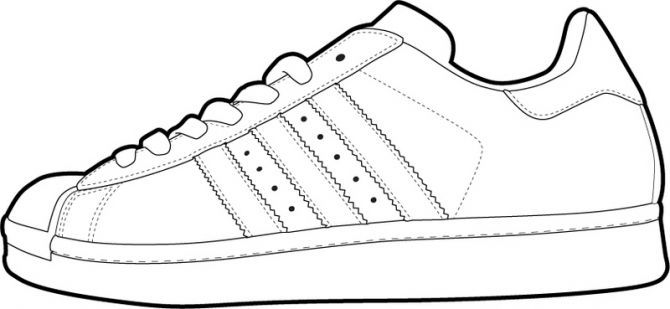 670x309 vans drawing - Shoe Outline Drawing