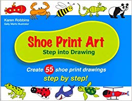260x200 Shoe Print Art Step Into Drawing Step - Shoe Print Drawing