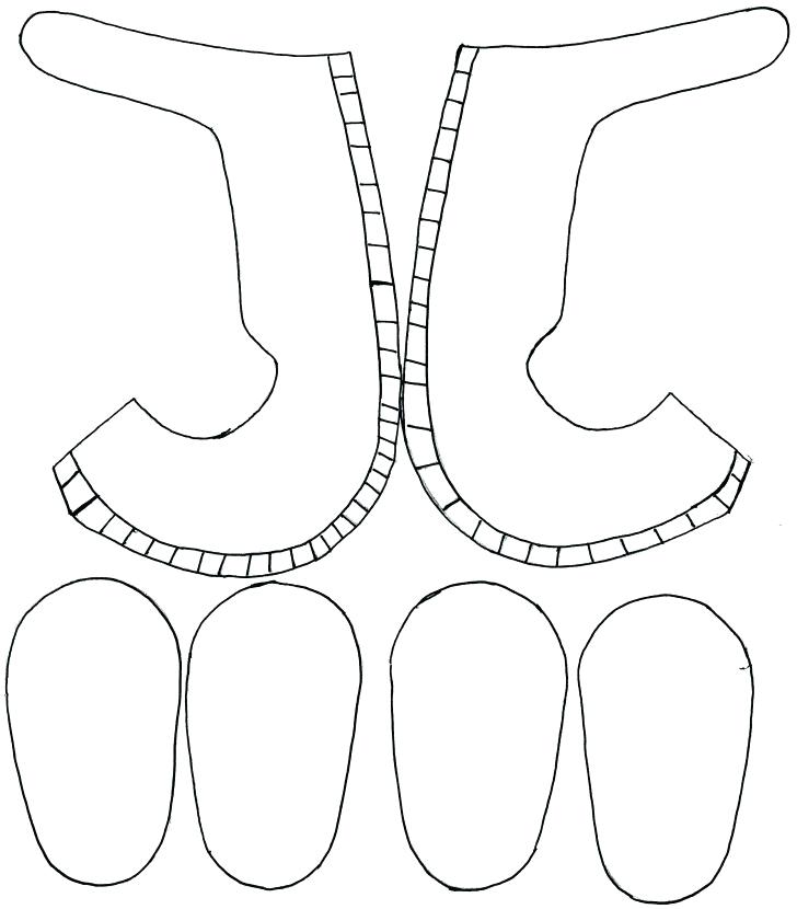 728x830 Shoe Print Template - Shoe Print Drawing