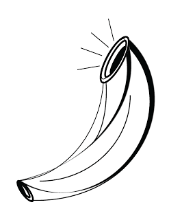 247x320 free ram's horn shofar clip art to add to your printables! bible - Shofar Drawing