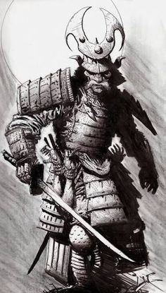 236x415 image result for samurai drawings japanese samurai art samurai - Shogun Drawing