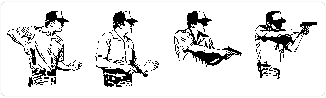 656x199 Ipsc Getting Started - Shooting Drawing