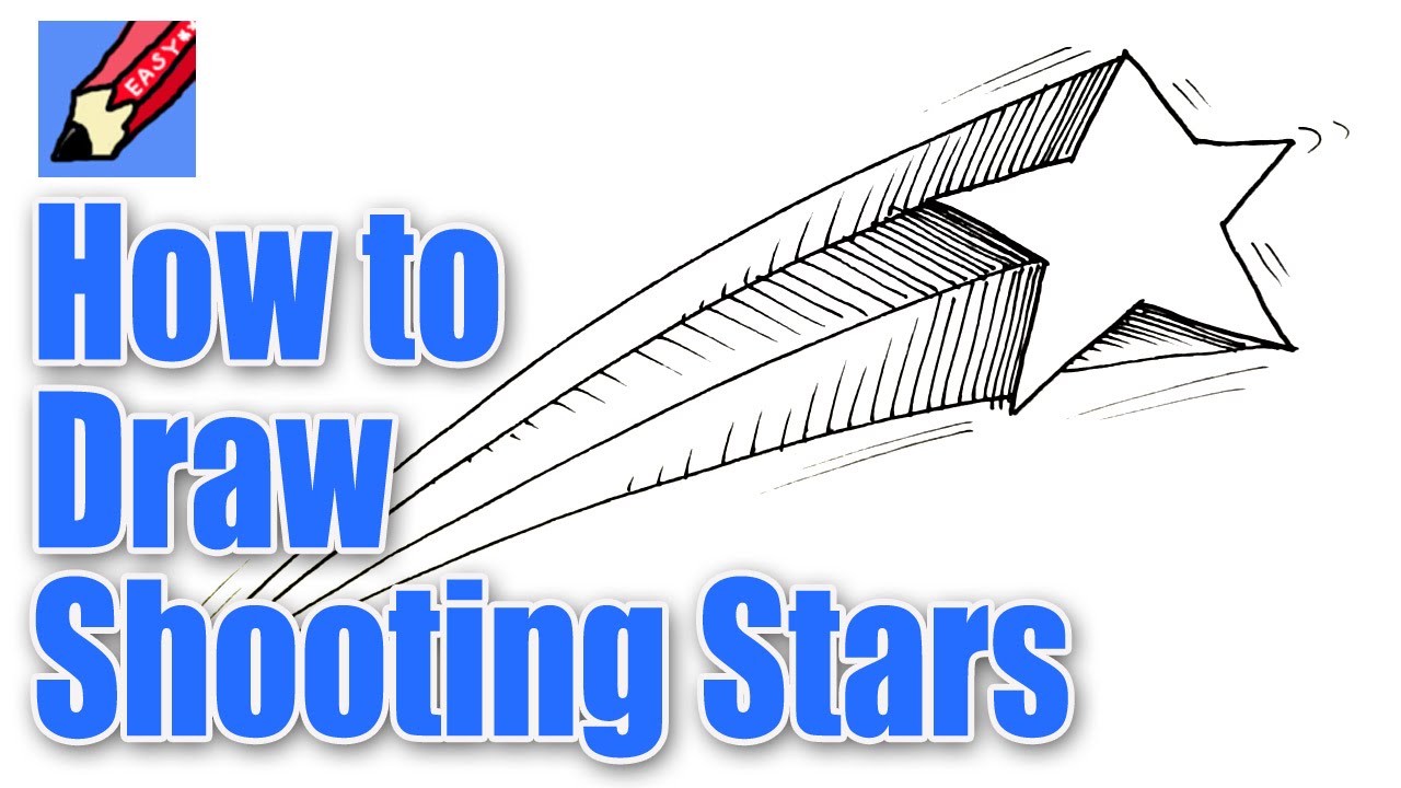 1280x720 how to draw shooting stars - Shooting Star Drawing