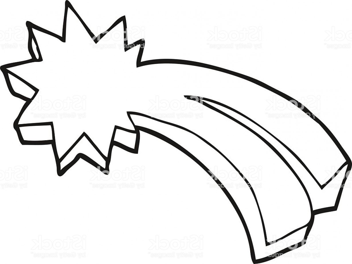 1228x921 shooting star vector art soidergi - Shooting Star Line Drawing