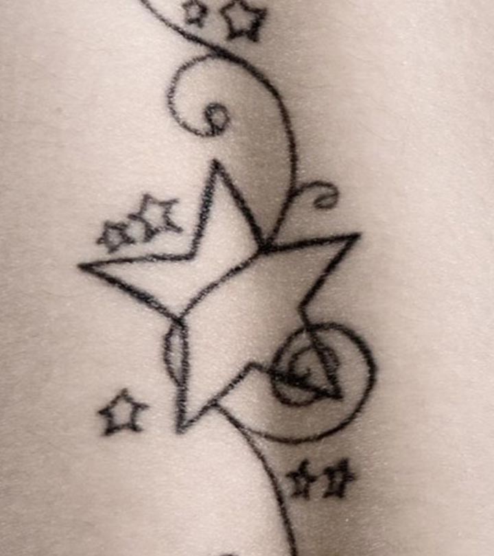 720x810 Best Star Tattoo Designs - Shooting Star Tattoo Drawings