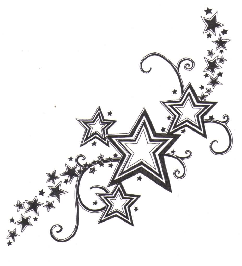 Shooting Star Tattoo Drawings at Explore