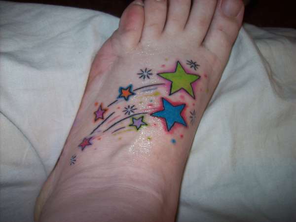 600x450 shooting star tattoo designs - Shooting Star Tattoo Drawings