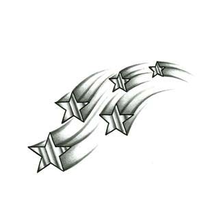 326x326 shooting star tattoos design - Shooting Star Tattoo Drawings
