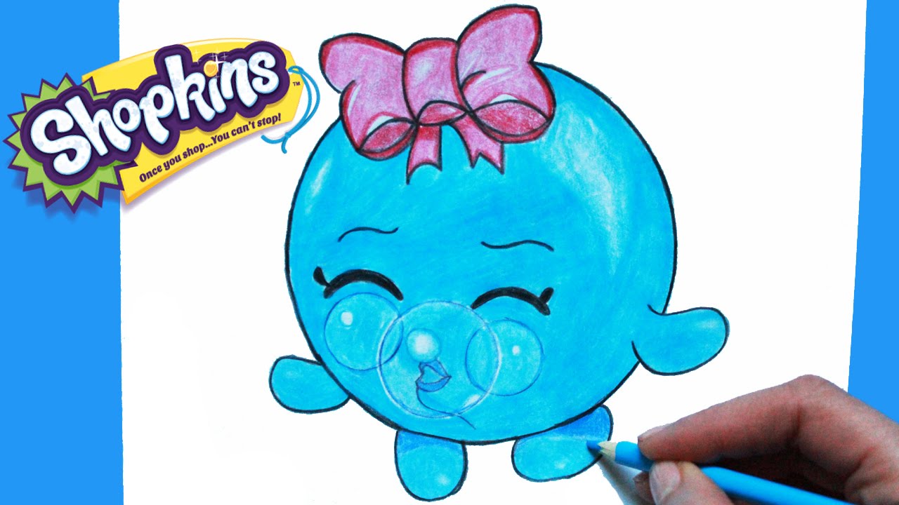 1280x720 how to draw shopkins season bubbles step - Shopkin Drawings