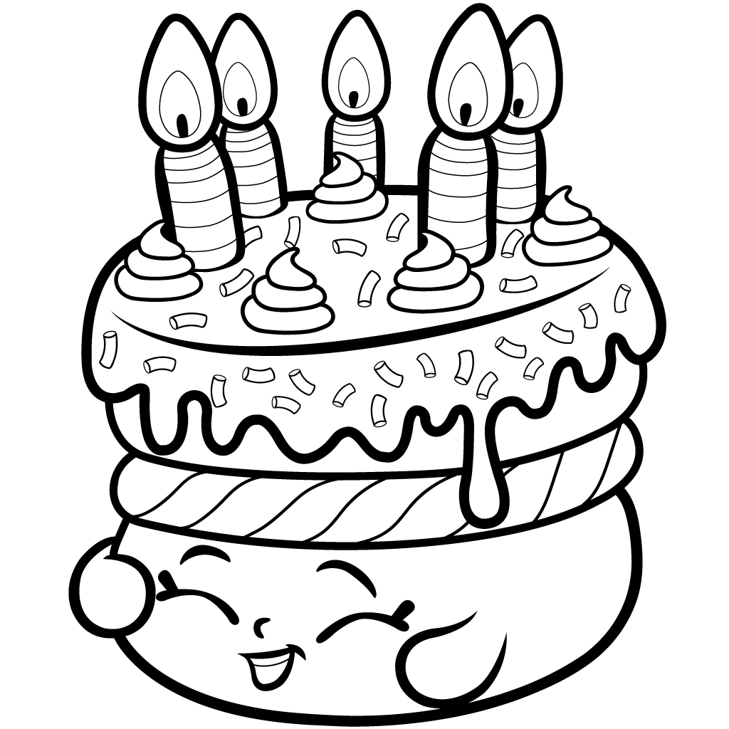 1024x1024 Drawing Shopkins Coloring Pages Of Your Favorite - Shopkins Drawing