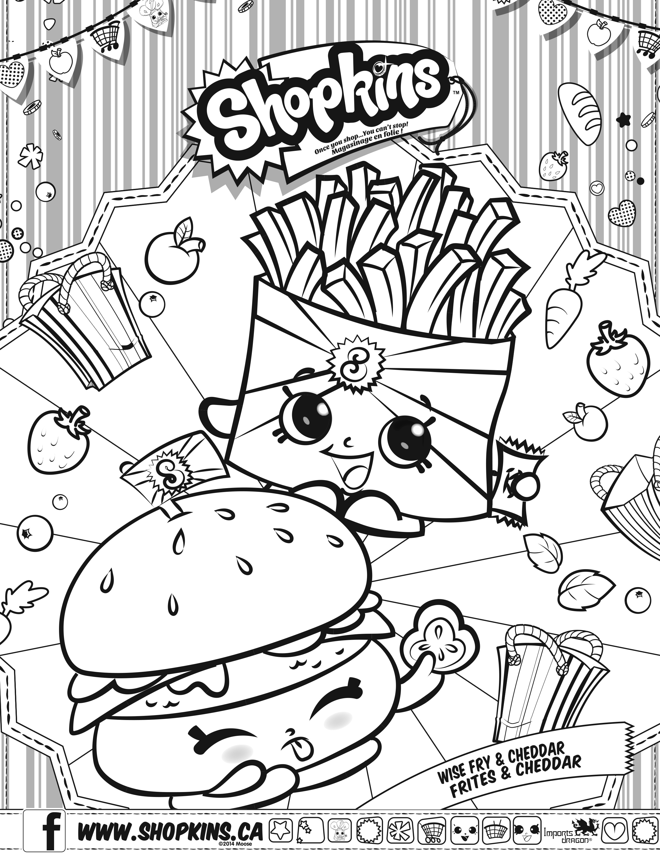 2550x3300 Shopkins Coloring Pages - Shopkins Drawing Pages
