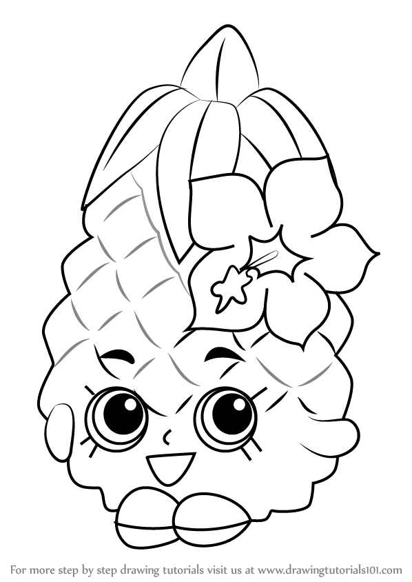 598x844 shopkins coloring pages snow crush - Shopkins Drawing Pages
