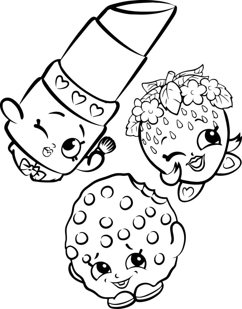 802x1024 Coloring Pages Free Shopkinsoring Pages To Print Season - Shopkins Drawing Pages