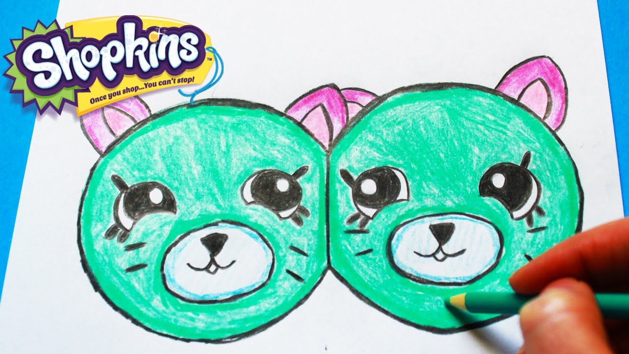 1280x720 how to draw shopkins season earring twins petkins toy - Shopkins Season 4 Drawing