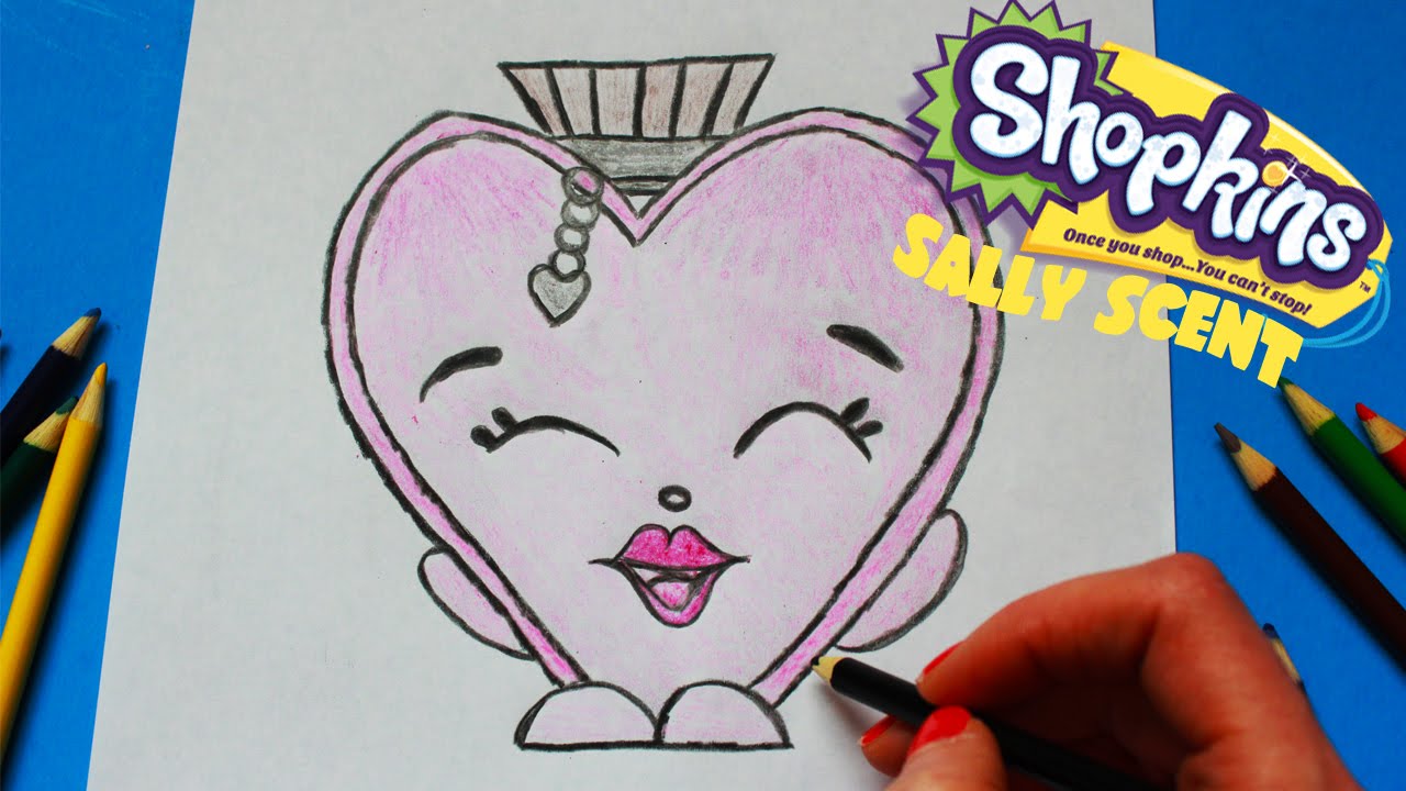 1280x720 how to draw shopkins season sally scent limited edition toy - Shopkins Season 4 Drawing