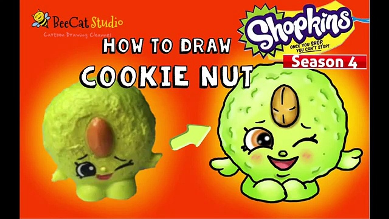 1280x720 how to draw shopkins season cookie nut very easy - Shopkins Season 4 Drawing