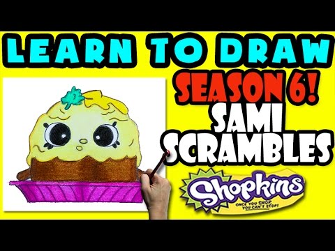 480x360 How To Draw Shopkins Season Sami Scrambles, Step - Shopkins Season 6 Drawing