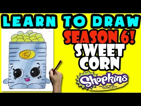 480x360 How To Draw Shopkins Season Sweet Corn, Step - Shopkins Season 6 Drawing
