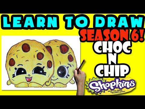 480x360 How To Draw Shopkins Season Choc N Chip, Step - Shopkins Season 6 Drawing