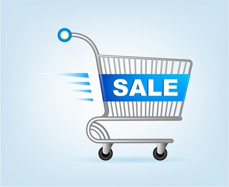 451x368 push cart drawing free vector download - Shopping Cart Drawing