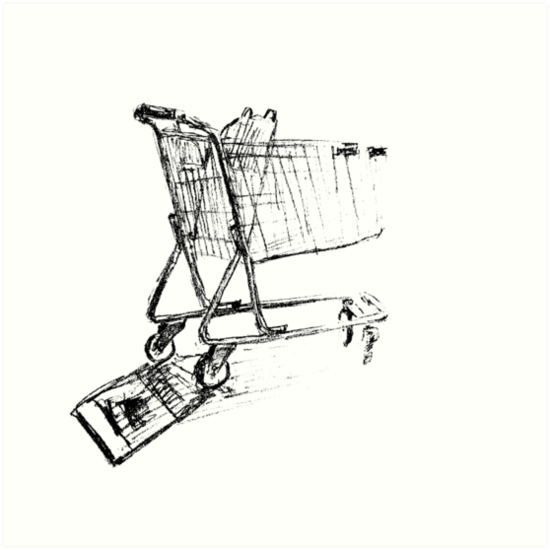 Shopping Cart Drawing at Explore collection of