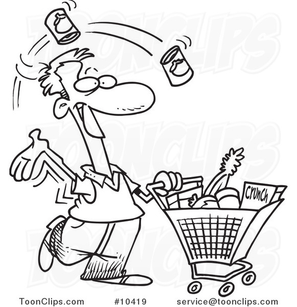 581x600 Supermarket Drawing Free Download - Shopping Drawing