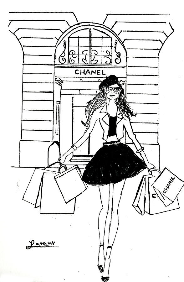 Shopping Drawing at Explore collection of Shopping