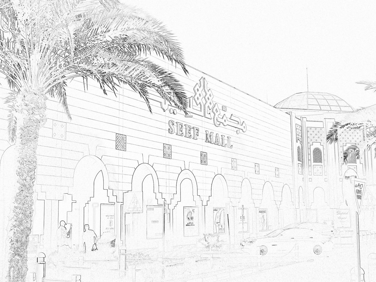 1200x900 seef mall - Shopping Mall Drawing