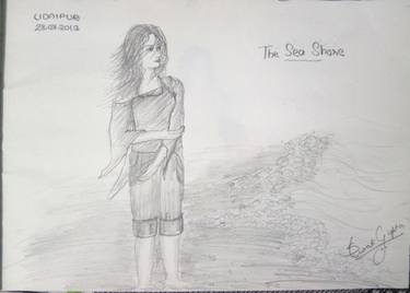 375x268 the sea shore drawing - Shore Drawing