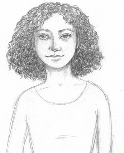 Short Curly Hair Drawing At Paintingvalley Com Explore