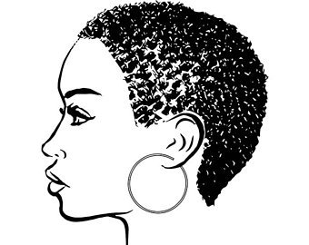 340x270 short hairstyles etsy - Short Hair Drawing