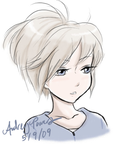 Anime Lover Anime Short Hair Sketch