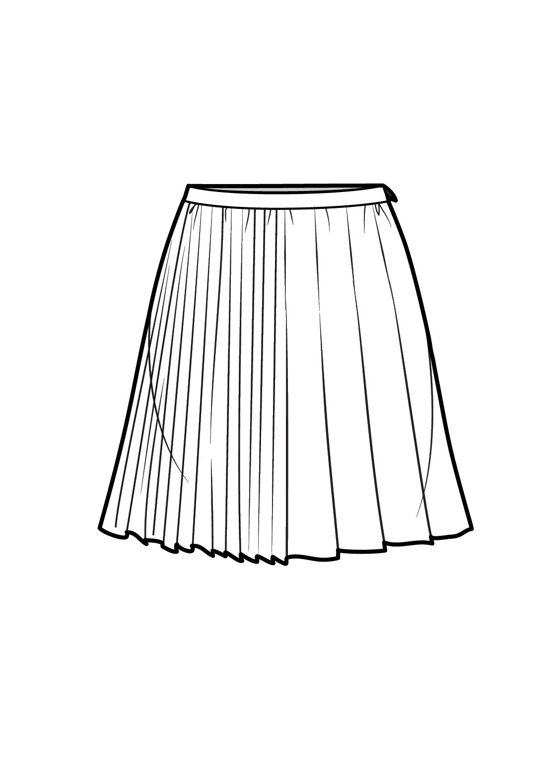 1110x1568 pleated mini skirt fashion flat drawings in skirts - Short Skirt Drawing