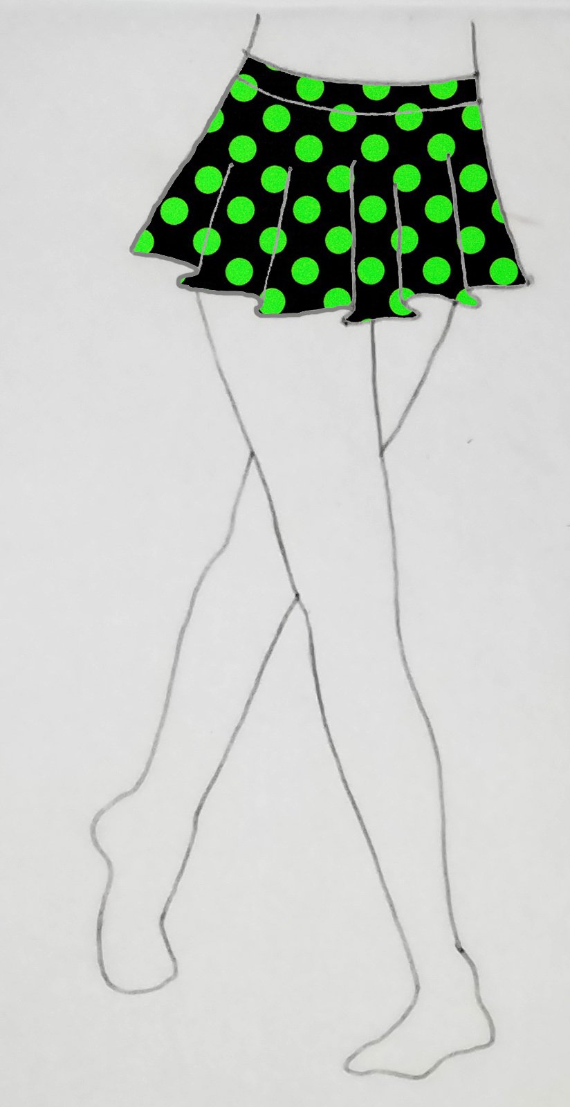 824x1600 reshapable looks short skirt prints quinn couture dance - Short Skirt Drawing